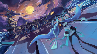 Woman costume ship deck full - official art free wallpaper for desktop