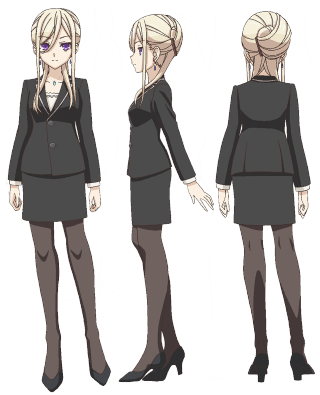 Woman suit boots wall drawing - a woman in a suit free wallpaper