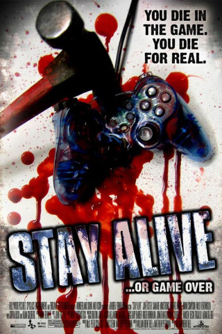 Bloody controller knife stay alive - alive free wallpaper