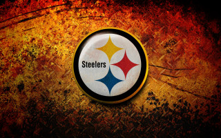 Pittsburgh football logo rusted surface - a pittsburgh football logo free wallpaper for desktop