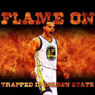Basketball player flame background trapped - a flame free wallpaper for tablet
