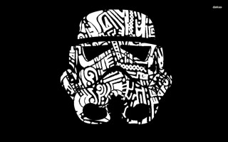 Star wars trooper helmet psychedelic - war free wallpaper for desktop