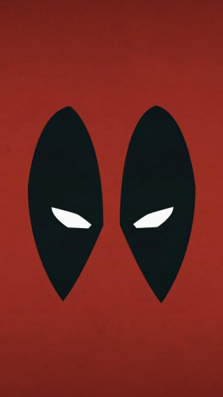 Red background deadpool face black - verdadism free wallpaper for mobile