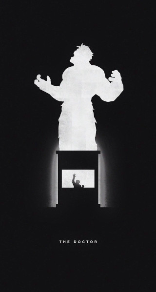 Giant man chair light doorway - the doorway free wallpaper