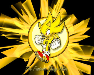 Sonic yellow sunburst star furry - andrew boog faithfull free wallpaper for desktop