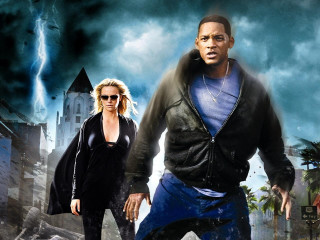 Man woman lightning movie poster - derek hill free wallpaper for desktop