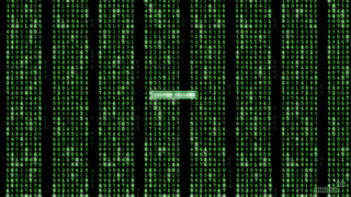 Green sign numbers black background - cyberpunk art free wallpaper for desktop