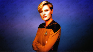 Blonde woman star trek uniform - promotional free wallpaper for desktop