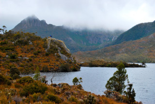 Lake mountains trees clouds autumn - mountain and trees free wallpaper for desktop