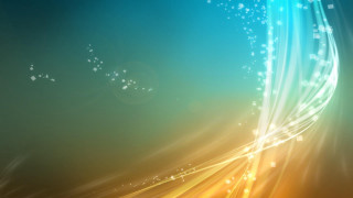 Blue yellow background stars lines - free anime wallpaper for desktop