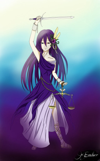 Woman purple dress holding sword 2 - ann thetis blacker free wallpaper for mobile