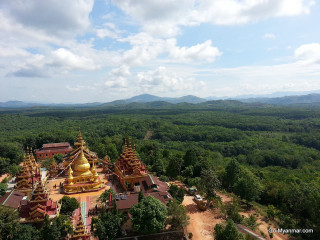 Golden building forest hillside trees - hillside free wallpaper for desktop