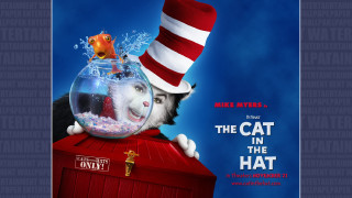 Cat hat movie poster fish - furry art free wallpaper