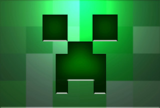 Green square face background squares - a face free wallpaper for desktop