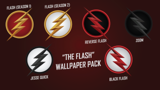 Flash logo wallpaper pack four - everett warner free wallpaper