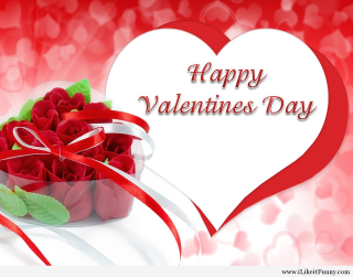 Bouquet roses vase heart valentines - a bouquet of roses free wallpaper