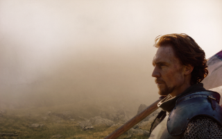 Man armor flag hill foggy - the foggy day free wallpaper for desktop