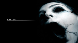 Creepy woman moon black background - the face free wallpaper