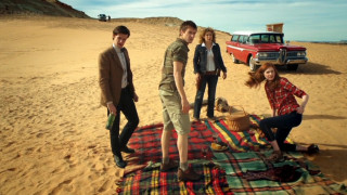 Beach group people blanket car - fanny mcian free wallpaper