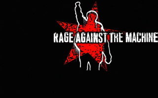 Rage machine logo red white - a red star free wallpaper