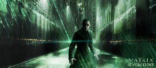 Man dark green dress tunnel - cybernetic free wallpaper for desktop