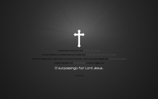 Cross light quote shining faith - the lord free wallpaper