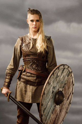 Woman brown outfit sword shield - antipodean free wallpaper for mobile