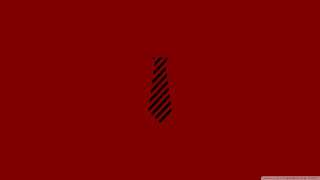 Red background black tie black - free minimalism wallpaper