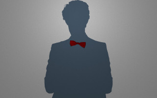 Man red bow tie shadows - a red bow tie free wallpaper