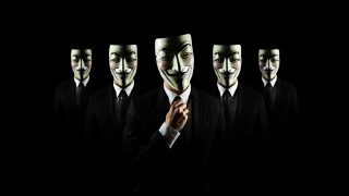 Man suit five masks hands - a man in a suit free wallpaper for desktop
