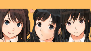 Anime girls long hair blue 38 - anime art style free wallpaper