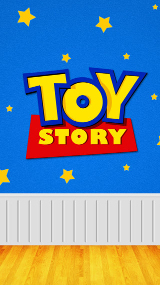 Toy story logo stars wall - free gaming wallpaper for mobile