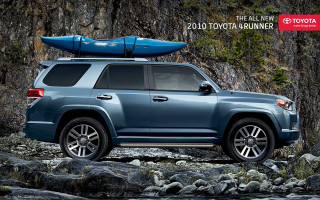 Blue toyota suv kayak roof - roof free wallpaper