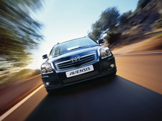 Car driving road trees background 2 - the car free wallpaper