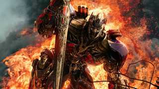 Robot fire sword flame burning - a robot free wallpaper
