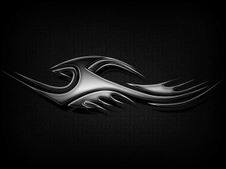 Black silver logo wave side - a wave free wallpaper