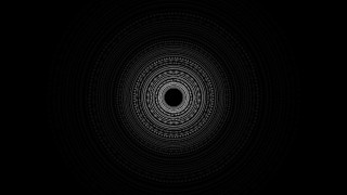 Mandelbrot fractal black and white - a white center free wallpaper