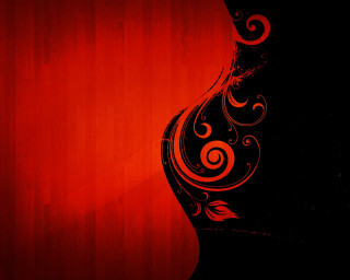 Red black swirly abstract tattoo - a tattoo free wallpaper for desktop
