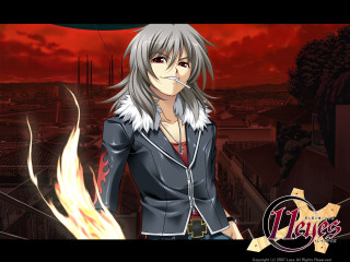 Woman cigarette red sky city - a cigarette free wallpaper for desktop