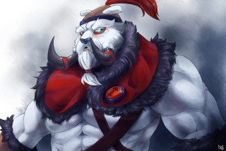 Cartoon character beard red hat - a beard and a beard free wallpaper