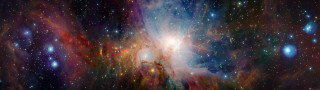 Colorful space filled with stars 9 - a colorful space free wallpaper