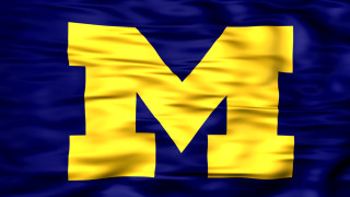 Blue yellow flag letter m - m free wallpaper