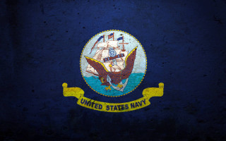 Navy emblem flag ship night - fitz henry lane free wallpaper