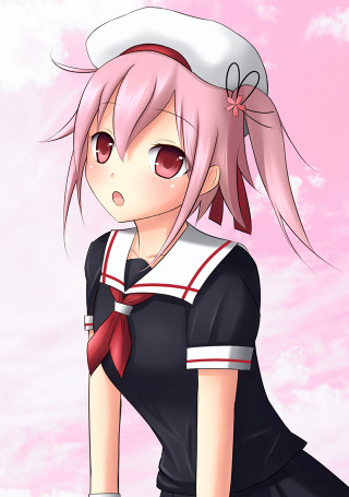 Girl sailor outfit pink hair - purism free wallpaper for mobile