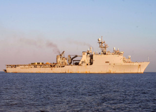 Large ship water shore boat 5 - a shore line free wallpaper