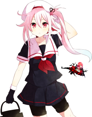 Pink haired girl black dress 2 - gapmoe yandere grimdark free wallpaper