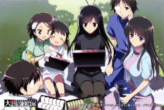 Group people laptop table book - a group of people sitting free wallpaper