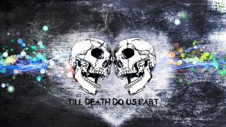 Two skulls death do us - christabel dennison free wallpaper for desktop