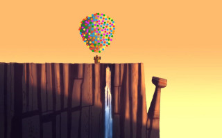 Balloon flying fence hammer side 2 - a balloon free wallpaper
