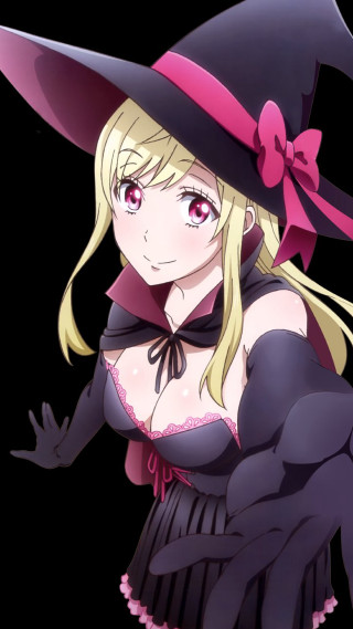 Woman witch costume hat black - a hat free wallpaper for mobile
